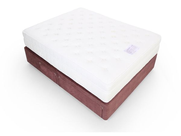 Symmetry 2500 Single firm edge 2 drawer divan set Standard Fabric