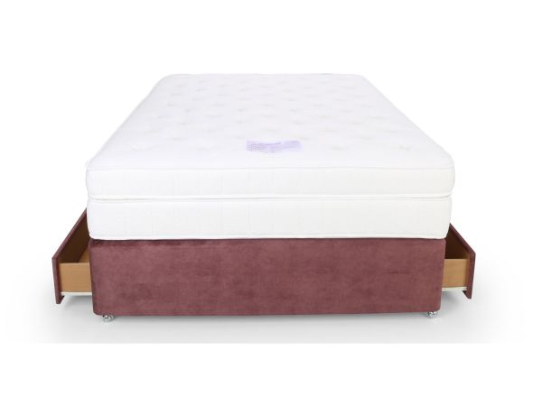 Symmetry 2500 Single firm edge 2 drawer divan set Standard Fabric