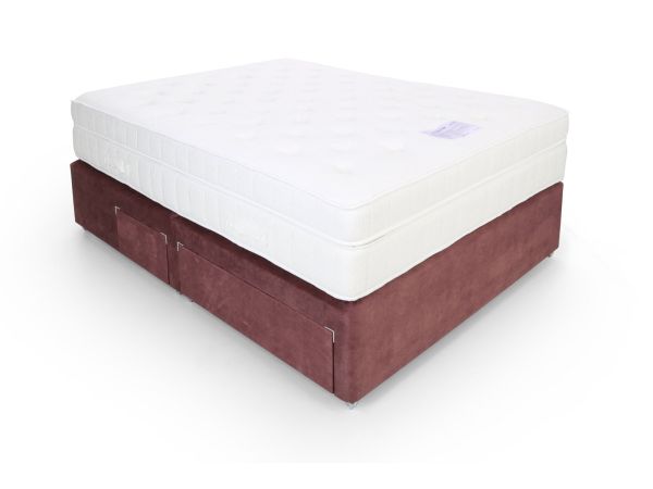 Symmetry 2500 Single firm edge 2 drawer divan set Standard Fabric