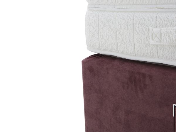 Symmetry 2500 Single firm edge 2 drawer divan set Standard Fabric