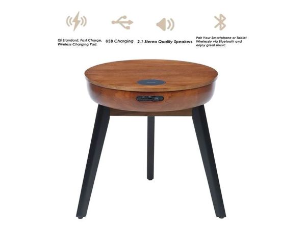Apple Smart lamp table (Walnut)