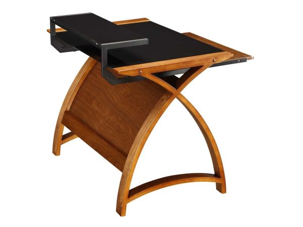 Qudos Office desk (130cm) (walnut)