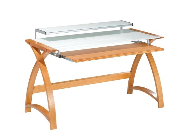 Qudos Office desk (130cm) (oak)