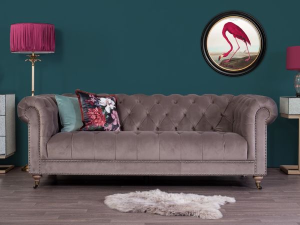 Bamburgh 3.5 seater sofa - type Fabric Lavish