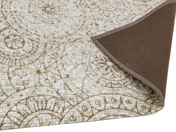Xylo 160x230cm Cowhide Laser Mosaic