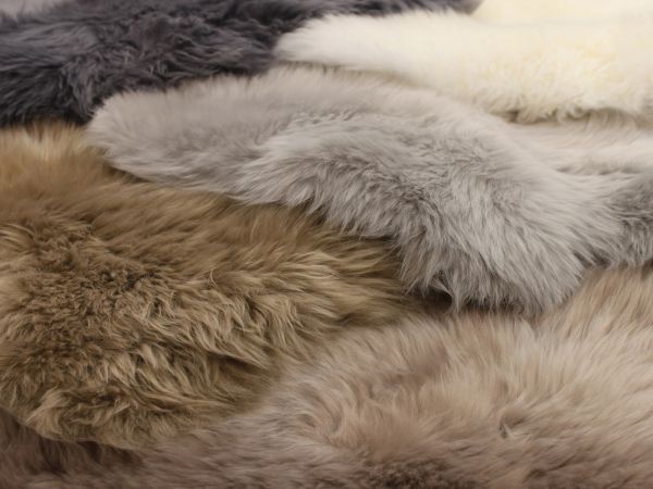 Sheepskin Single sheepskin Silver