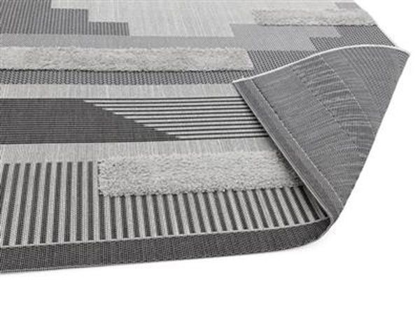 Monty 160 x 230cm Rug MN05 Black/Grey Geometric