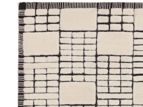 Empire 160x230cm rug Cream/Black