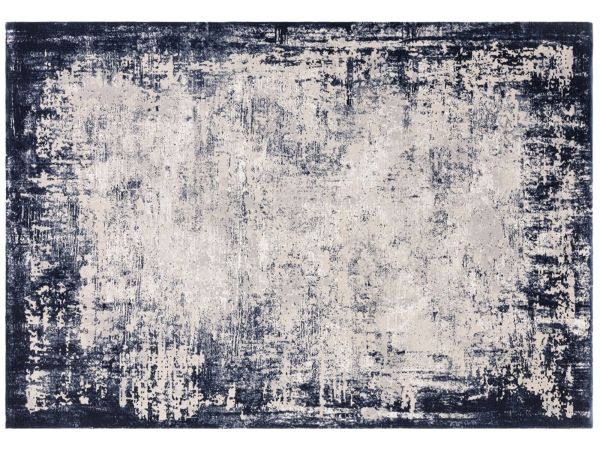 Kuza 160 x 230cm rug Border Navy