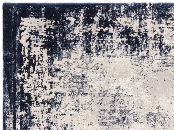 Kuza 160 x 230cm rug Border Navy