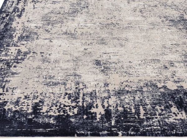 Kuza 160 x 230cm rug Border Navy