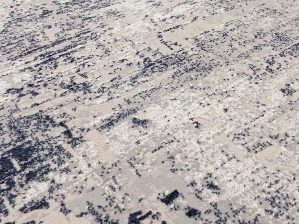Kuza 160 x 230cm rug Border Navy