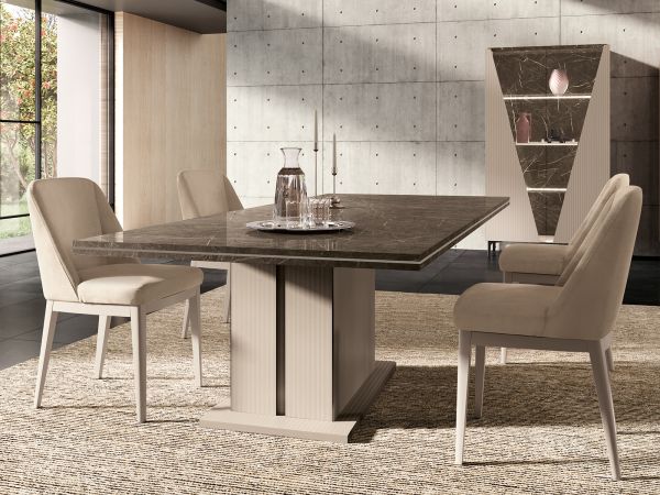 Bel Air Extending pedestal dining table (200cm) (pedestal base)