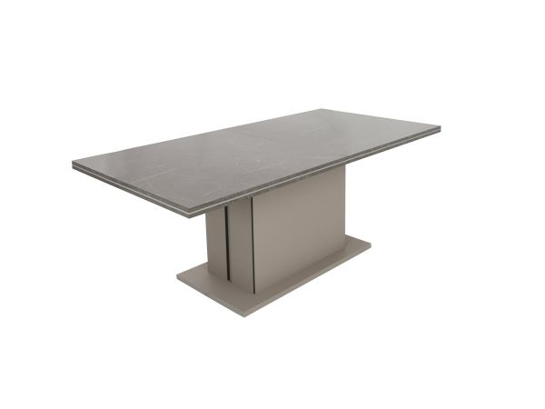 Bel Air Extending pedestal dining table (200cm) (pedestal base)