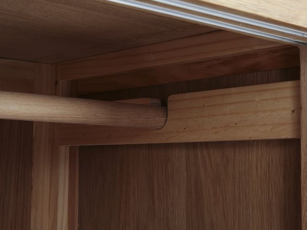 Farringdon Double wardrobe (oak)