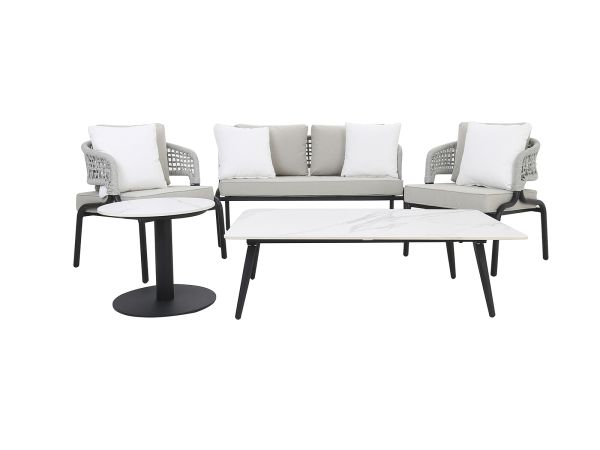 Padua Outdoor lounge set (including coffee and lamp table) (light)