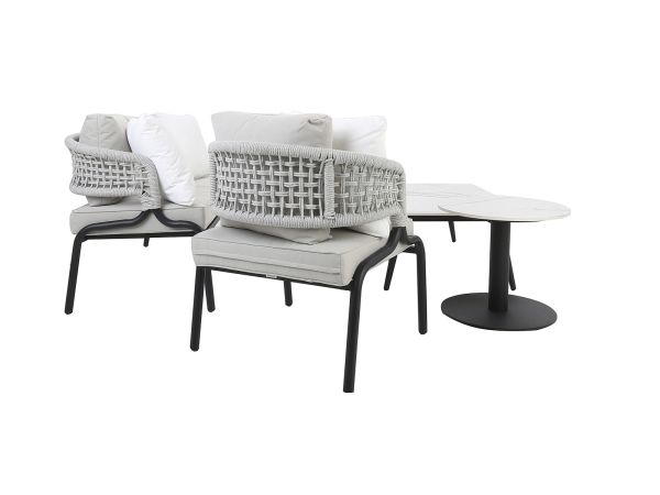 Padua Outdoor lounge set (including coffee and lamp table) (light)