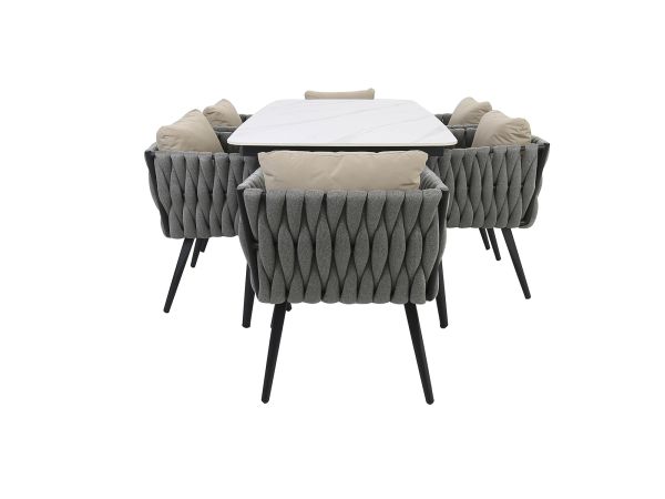 Equinox 6 seat outdoor dining set