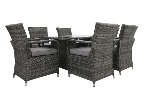 Webb 6 seater garden dining set