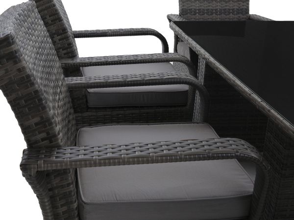 Webb 6 seater garden dining set