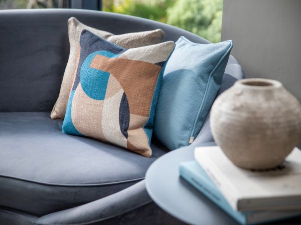 Mid Century 45 x 45cm scatter (Blue)