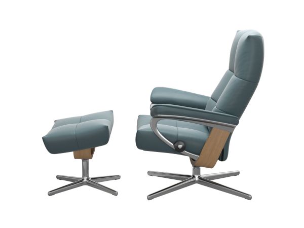 David (S) Chair and footstool (Cross) - type Paloma
