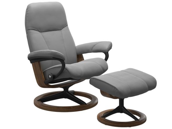 Consul (M) Chair and Stool (signature base) Batick 093