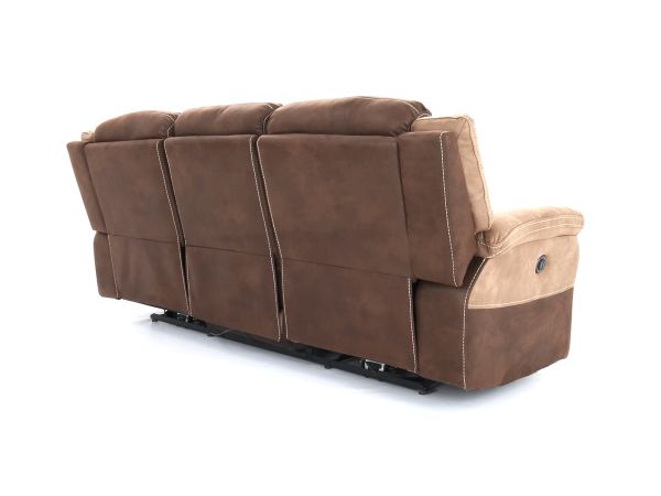 Bonita 3 seater (double power recliners) - type Fabric