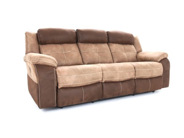 Bonita 3 seater (double power recliners) - type Fabric