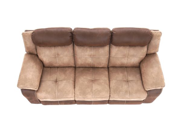 Bonita 3 seater (double power recliners) - type Fabric