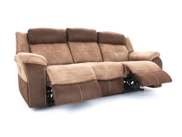 Bonita 3 seater (double power recliners) - type Fabric