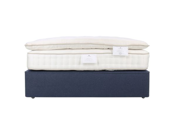 Valiant Single true edge divan with mattress and enhancer set
