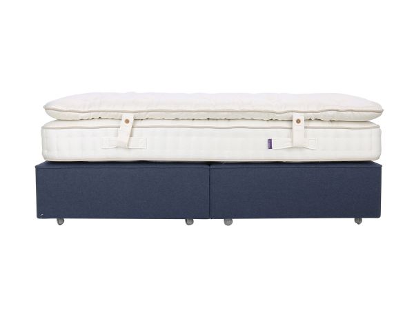 Valiant Single true edge divan with mattress and enhancer set