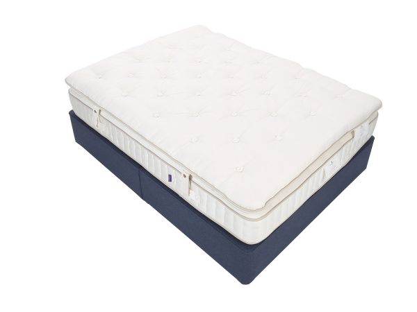 Valiant Single true edge divan with mattress and enhancer set