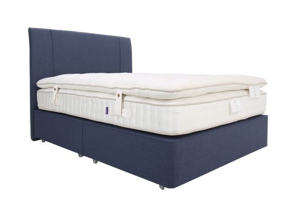 Valiant Single true edge divan with mattress and enhancer set