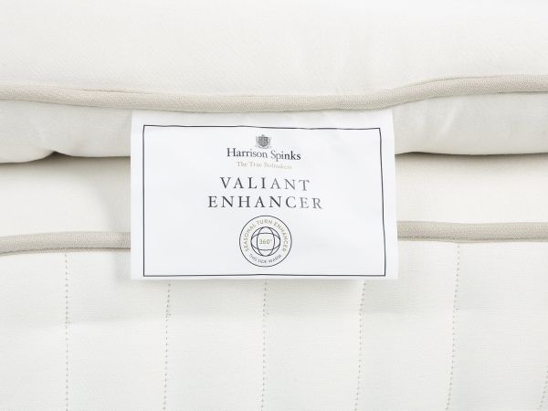 Valiant Single true edge divan with mattress and enhancer set