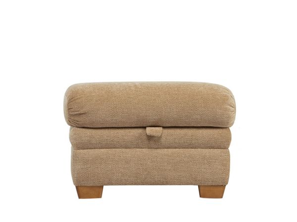 Hudson Fabric Footstool (storage) - type A