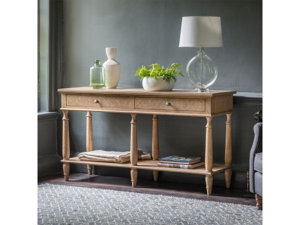 Grenadine 2 drawer console table