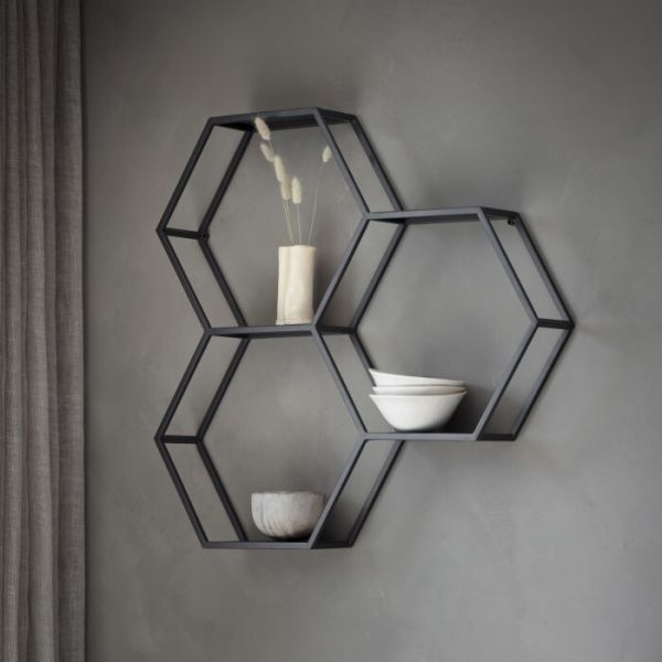 Zircon Metal wall storage unit