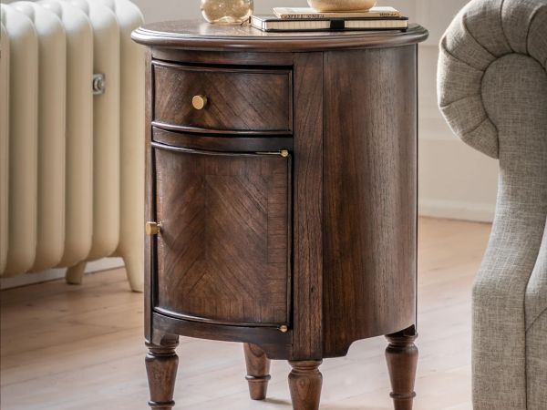Shipton Drum side table
