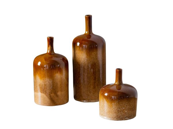Vormark Set of 3 ornaments (brown)