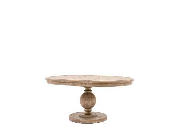 Bowden Round extending dining table