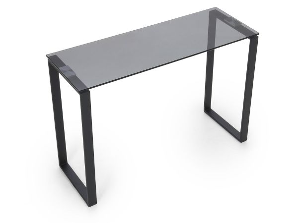 Ariel (black/smoked glass) Console table