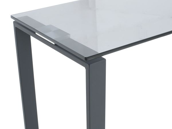 Ariel (black/smoked glass) Console table