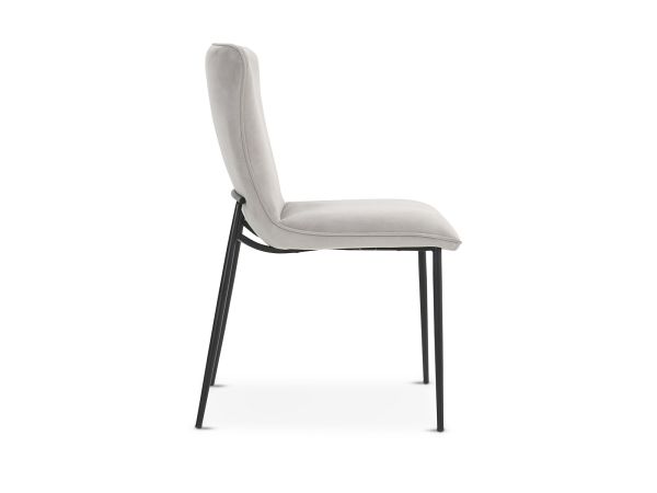 Isla Dining chair (grey velvet)