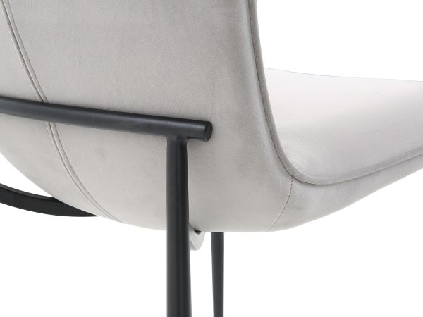 Isla Dining chair (grey velvet)