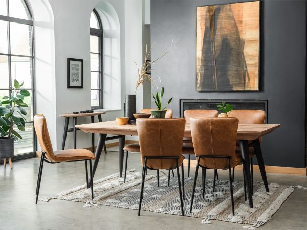 Isla Dining chair (tan pu)