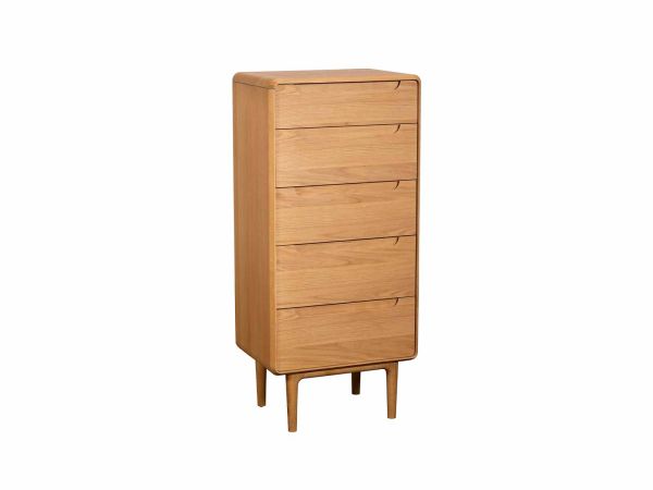 Winchester 5 drawer tall chest with mirror