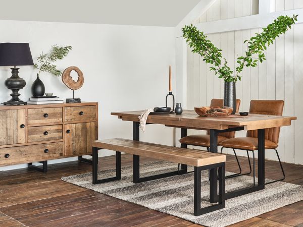 Weston Dining New 140cm extending dining table