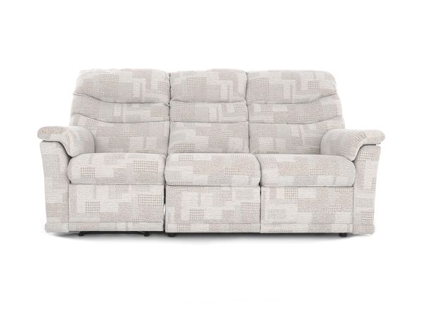 Malvern 17 3 Seater Sofa (Double Manual Recliners) - type B (Fabric)